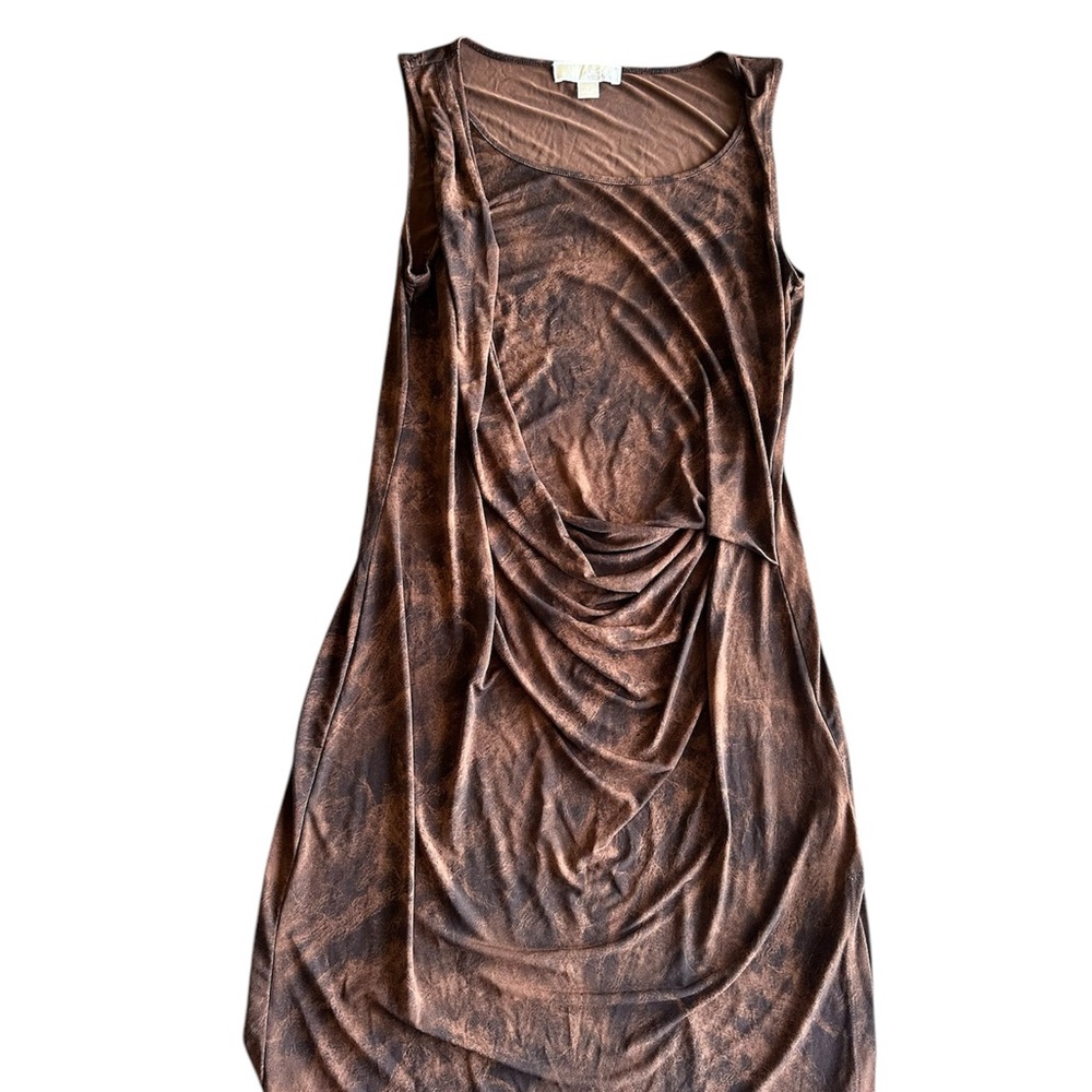 Michael Kors Brown Midi Dress - Picture 2 of 8